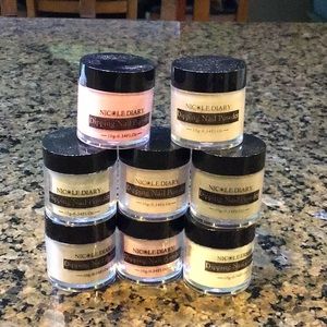 Nicole Diary dipping nail powder includes all 8